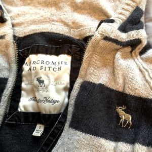 Authentic Vintage Abercrombie & Fitch Zip up Sweater Hoodie